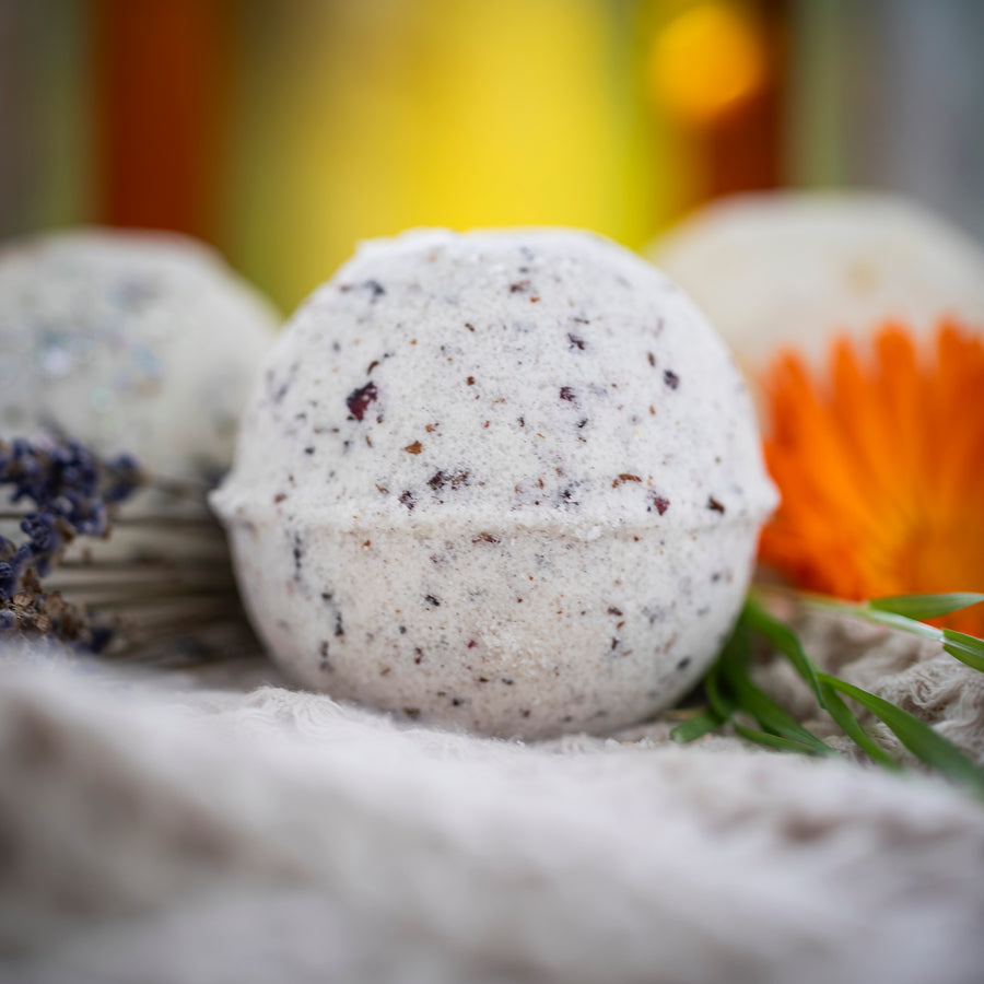 Bergamot Rose Bath Bomb - single