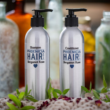 Bergamot Rose Shampoo and Conditioner